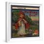 Red Riding Hood Brand - Charter Oak, California - Citrus Crate Label-Lantern Press-Framed Art Print