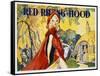 Red Riding Hood Color Print-null-Framed Stretched Canvas