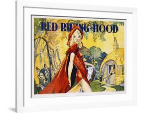 Red Riding Hood Color Print-null-Framed Giclee Print