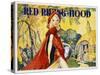 Red Riding Hood Color Print-null-Stretched Canvas