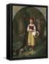 Red Riding Hood: 'Rothkaeppchen'-Eduard Steinbruck-Framed Stretched Canvas