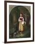 Red Riding Hood: 'Rothkaeppchen'-Eduard Steinbruck-Framed Giclee Print