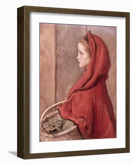 Red Riding Hood-John Everett Millais-Framed Giclee Print