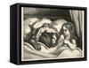 Red Riding Hood-Gustave Doré-Framed Stretched Canvas