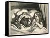 Red Riding Hood-Gustave Doré-Framed Stretched Canvas