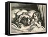 Red Riding Hood-Gustave Doré-Framed Stretched Canvas