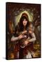 Red Riding Hood-Lantern Press-Framed Stretched Canvas