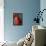 Red Ripe Pear II-Nicole Katano-Framed Stretched Canvas displayed on a wall