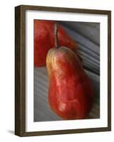 Red Ripe Pear II-Nicole Katano-Framed Photo