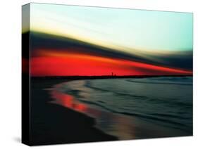 Red Ripple-Josh Adamski-Stretched Canvas