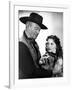 RED RIVER, 1948 directed by HOWARD HAWKS John Wayne and Joanne Dru (b/w photo)-null-Framed Photo