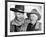 RED RIVER, 1948 directed by HOWARD HAWKS John Wayne and Walter Brennan (b/w photo)-null-Framed Photo