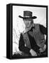 RED RIVER, 1948 directed by HOWARD HAWKS John Wayne (b/w photo)-null-Framed Stretched Canvas