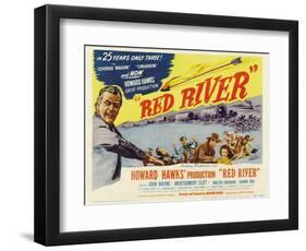 Red River, 1948-null-Framed Art Print