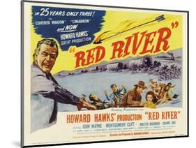 Red River, 1948-null-Mounted Art Print