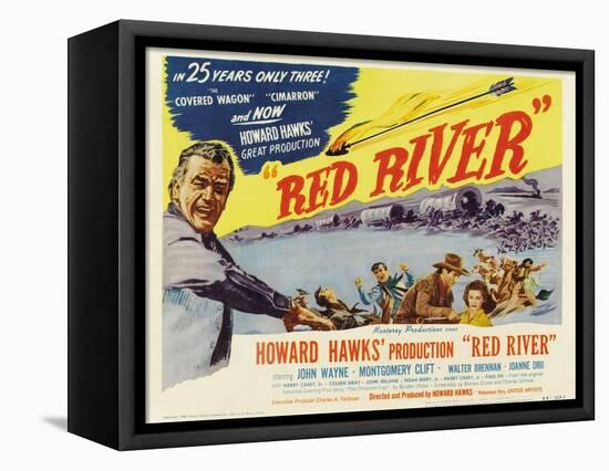 Red River, 1948-null-Framed Stretched Canvas