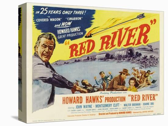 Red River, 1948-null-Stretched Canvas