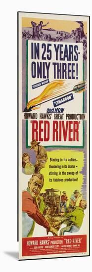 Red River, 1948-null-Mounted Art Print