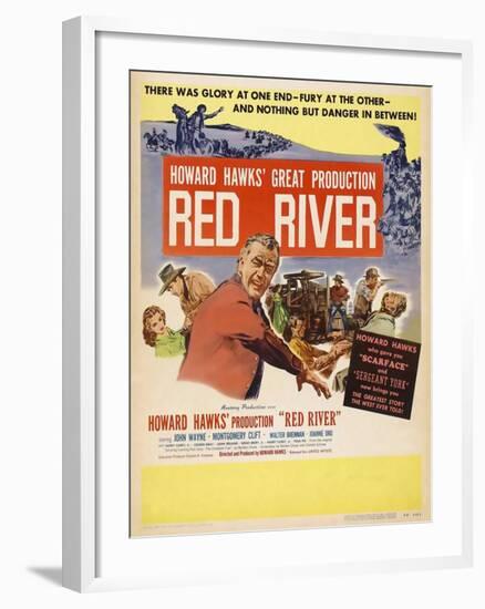 Red River, 1948-null-Framed Art Print