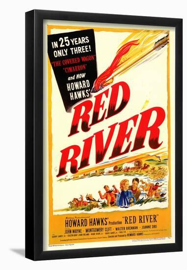 Red River, 1948-null-Framed Poster