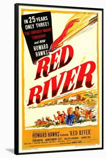 Red River, 1948-null-Framed Poster