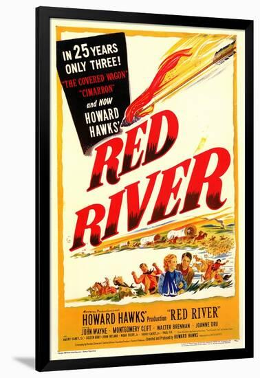 Red River, 1948-null-Framed Poster