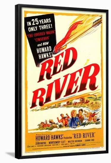 Red River, 1948-null-Framed Poster