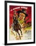 Red River, French Movie Poster, 1948-null-Framed Art Print