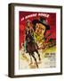 Red River, French Movie Poster, 1948-null-Framed Art Print