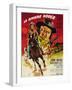 Red River, French Movie Poster, 1948-null-Framed Art Print