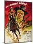 Red River, French Movie Poster, 1948-null-Mounted Art Print