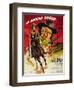 Red River, French Movie Poster, 1948-null-Framed Art Print