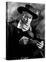 Red River, John Wayne, 1948-null-Stretched Canvas