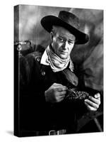 Red River, John Wayne, 1948-null-Stretched Canvas