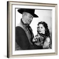 Red River, John Wayne, Joanne Dru, 1948-null-Framed Photo