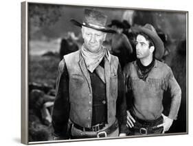 Red River, John Wayne, Montgomery Clift, 1948-null-Framed Photo