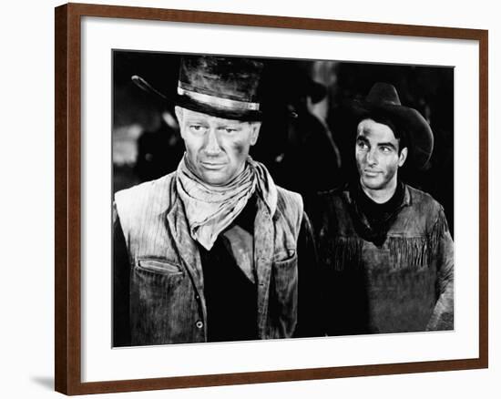 Red River, John Wayne, Montgomery Clift, 1948-null-Framed Photo