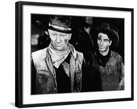 Red River, John Wayne, Montgomery Clift, 1948-null-Framed Photo