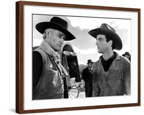 Red River, John Wayne, Montgomery Clift, 1948-null-Framed Photo