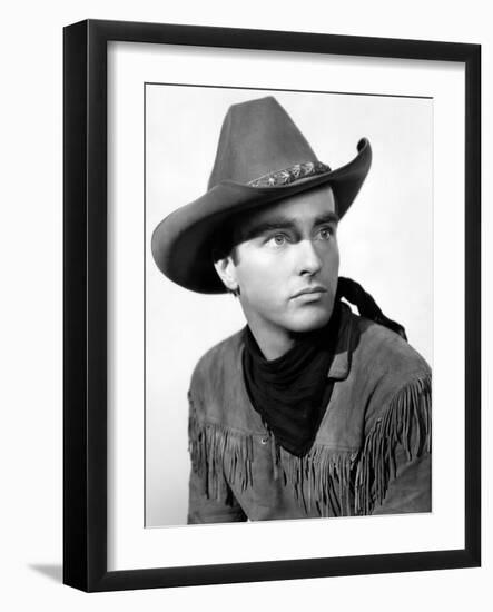 Red River, Montgomery Clift, 1948-null-Framed Photo