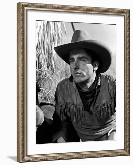 Red River, Montgomery Clift, 1948-null-Framed Photo