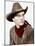 RED RIVER, Montgomery Clift, 1948-null-Mounted Photo