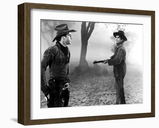 Red River, Montgomery Clift, Noah Beery Jr., 1948-null-Framed Photo