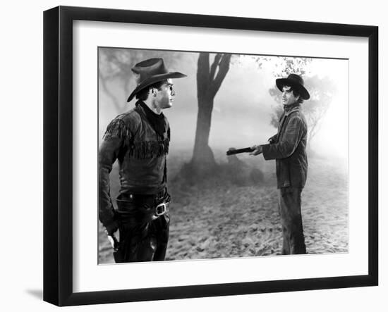 Red River, Montgomery Clift, Noah Beery Jr., 1948-null-Framed Photo