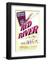 Red River - Movie Poster Reproduction-null-Framed Photo