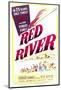 Red River - Movie Poster Reproduction-null-Mounted Photo