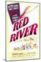 Red River - Movie Poster Reproduction-null-Mounted Photo