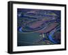 Red River of the North Aerial, near Fargo, North Dakota, USA-Chuck Haney-Framed Photographic Print