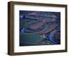 Red River of the North Aerial, near Fargo, North Dakota, USA-Chuck Haney-Framed Photographic Print