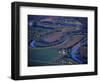 Red River of the North Aerial, near Fargo, North Dakota, USA-Chuck Haney-Framed Photographic Print